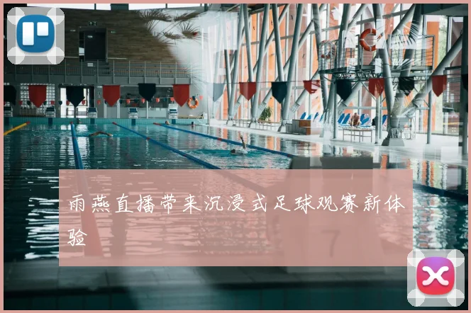 雨燕直播带来沉浸式足球观赛新体验